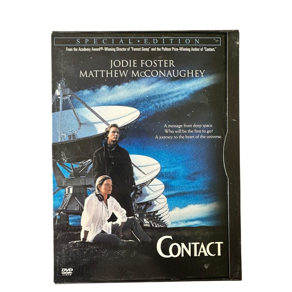 Contact DVD Special Edition Jodie Foster Matthew McConaughey Sci-Fi Movie